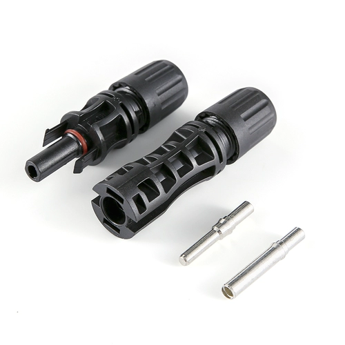 Национальный стандартный MC4 Фотоэлектрический разъем выдерживает напряжение напряжения 1500 В. Мужской и женский штепсец 50A/60A Панель панели солнечного модуля