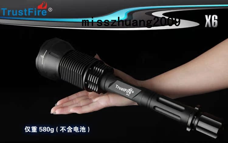 Đèn pin chiếu sáng tầm xa TrustFire18650 chính hãng có thể sạc lại đèn LED chiếu sáng ngoài trời ST-90 đèn sạc dự phòng khi mất điện