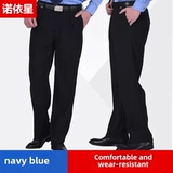 Военно-морские штаны для работы, демисезонный осенний мужской черный зимний классический костюм