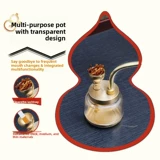 Фильтр для воды, бутылка для сигарет, четырехцелевой водопровод из чистой латуни, портативный табак, сухой табак, кальян, винтажный фильтр для сигаретной стойки