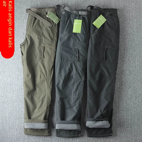 Ветрозащитные водонепроницаемые дорожные флисовые зимние штаны для отдыха, Германия