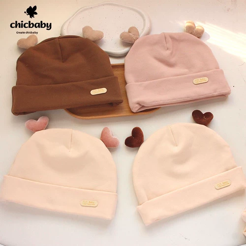 Детская брендовая милая демисезонная шапка для новорожденных подходит для мужчин и женщин для девочек, новичок, в корейском стиле