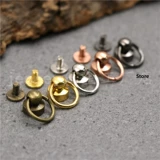 Ручная работа, аксессуары из натуральной кожи, винтовая пряжка, высококачественная тканевая пряжка, перфорированное кольцо для ремня, голова монаха