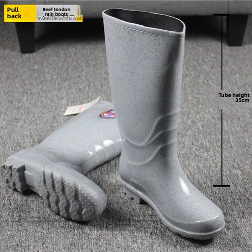 Весенние сапоги для воды, женские резиновые сапоги, женские высокие сапоги для дождя, корейская противоскользящая обувь для взрослых, женские сапоги для воды, бахилы