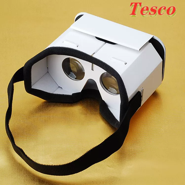 DIY Google Cardboard 3D VR headset mobile phone virtual game Google VR carton glasses box