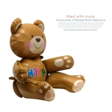 Вечернее платье, трехмерная игрушка, мультяшный воздушный шар, в 4d формате, с медвежатами