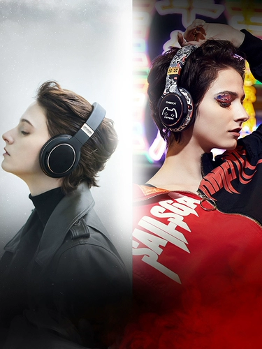 [SF Express] Devil Cat Sound Demon Bluetooth Наушники носить активные наушники с удалением шума Larwoma