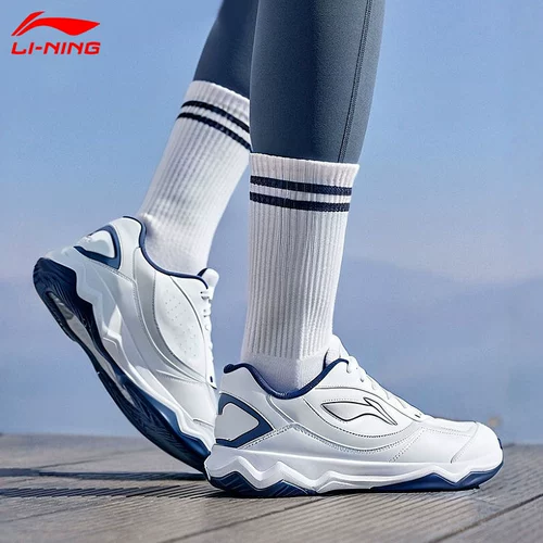 Li Ning, обувь для настольного тенниса подходит для мужчин и женщин, спортивная обувь, износостойкая дышащая подошва