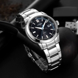 Флагманский магазин Citizen Eco-Drive со стальным ремнем и синей пластиной, деловые повседневные мужские часы Bm7140