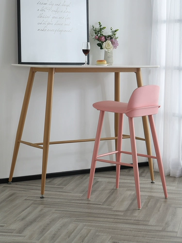 Hokeson Custom Bar Стул Nordic Book Bar Bar Simple Creative Bar Cable Cable Modern Back Best Bills High Stool