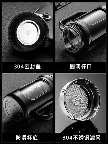 富光 Стеклянная чашка мужская чашка офиса с ручной высокой температурой и высокой температурой личная специальная чашка чая