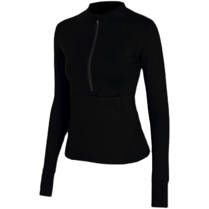 Одежда для йоги, сексуальный спортивный демисезонный лонгслив, в обтяжку, быстрое высыхание, с рукавом, для бега