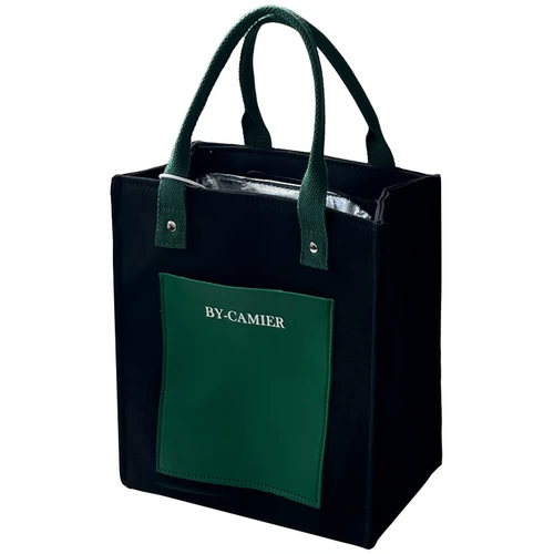 Оригинальная водонепроницаемая сумка для ланча для школьников для отдыха, льняная сумка