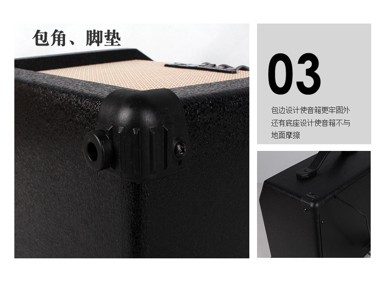 Guitar âm thanh loa cho guitar điện hộp điện đàn piano bakelite dual-sử dụng guitar cụ phổ GT-15 loa harman kardon