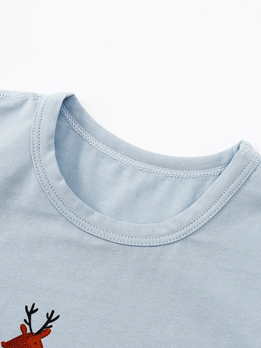 Летняя детская хлопковая тонкая пижама для мальчиков, детский мультяшный комплект, короткий рукав, подходит для подростков