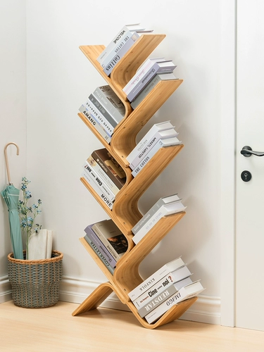 Японский стенд, простая коробочка для хранения, изогнутая книжная полка