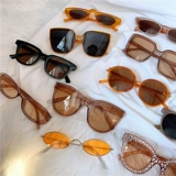 Пудинг с молоком, унифицированный стиль, крутые солнцезащитные очки с открытием лица, вогнутые, эластичные, дискотека, крутые мужские и женские круглые солнцезащитные очки