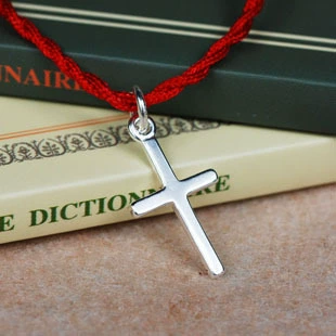 S925, подвеска, браслет из красной нити, аксессуар, аксессуары ручной работы, серебро 925 пробы, DIY