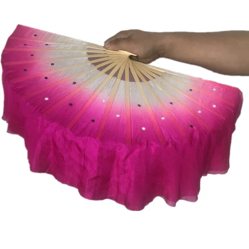 Настоящий фанат Silk Dance Yangge Fan Fantness Plaza Dance Fan 8 -Inch 1 Foot, один фут два производителя Прямая продавая одну плюс деньги