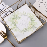 INS Wind Forest Color Printed Paper Paper Paperue Paper Wabdate Wable Paper 2 Layer 20 листов 20 листов