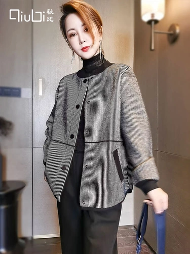 秋比 Короткий весенний свитер, куртка, зимние джинсы с начесом, коллекция 2021, в корейском стиле