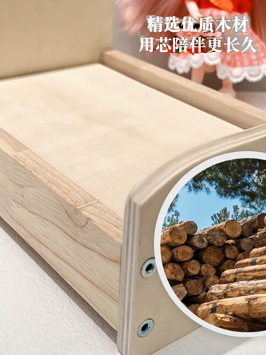 Деревянная игрушка для детского сада, кукла, маленькая кроватка, игровой домик