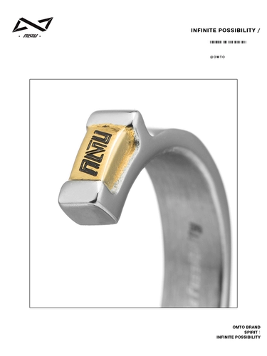 omto Tide, оригинальное дизайнерское безразмерное модное кольцо для влюбленных, на указательный палец, легкий роскошный стиль