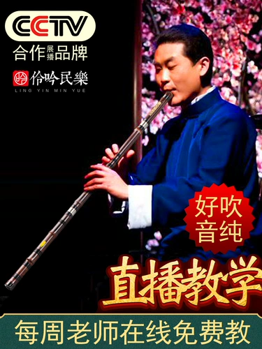 Десять лет старого магазина 16 Цветные профессиональные выступления пещеры Flute Instruments High -Fend Adult Yujun School Enter