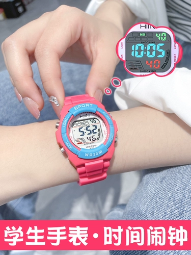 Детские часы, водонепроницаемые милые цифровые часы для мальчиков, защита при падении