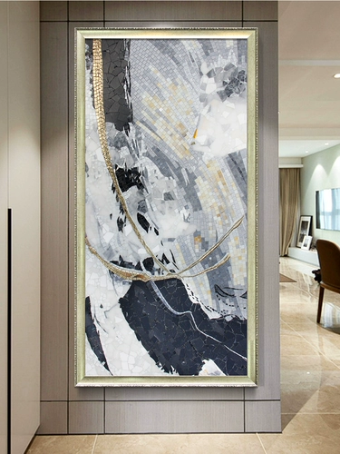 Мозаика, современная и минималистичная золотая инкрустация камня, китайский стиль