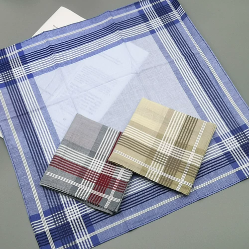 Мужской хлопковый старомодный носовой платок, ностальгия