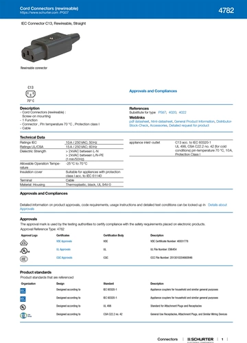 Новая Швейцария импортирован 4781/2 лихорадки мощности Hifi Audio Audio Plug IEC Tail вставка 10A место