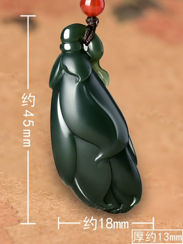 Натуральная сине-белая подвеска из нефрита подходит для мужчин и женщин, орхидея