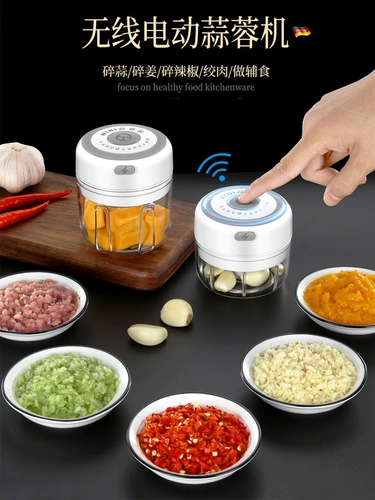 Кухня небольшие инструменты фунты чеснока электрическое мини -графитовое измельчение мяса и чеснок, чеснок дополнительная пища, чеснок, чеснок