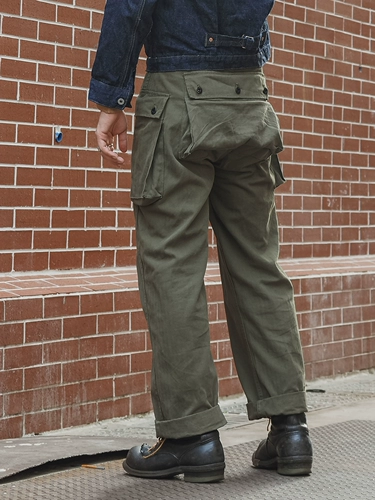 Мужские брюки с несколькими карманами Vicious Dog BRONSON с повторной гравировкой USMC HBT P44, мужские рабочие брюки, винтажные длинные брюки с гравировкой P-44