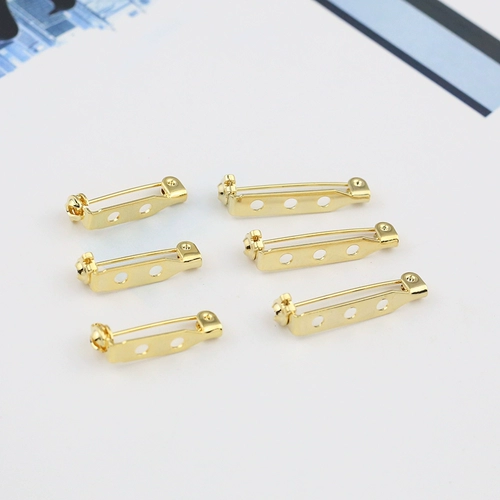 Безопасные аксессуары, булавка, брошь ручной работы, аксессуар для волос на лацкан, 18 карат