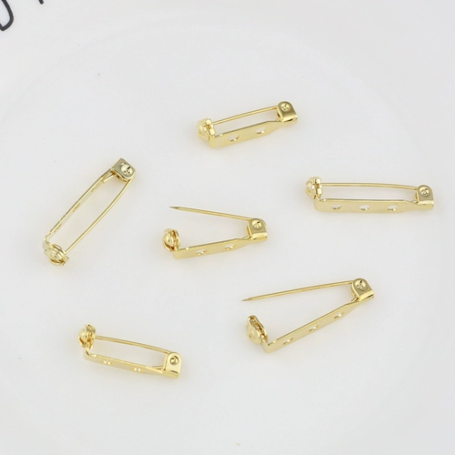 Безопасные аксессуары, булавка, брошь ручной работы, аксессуар для волос на лацкан, 18 карат