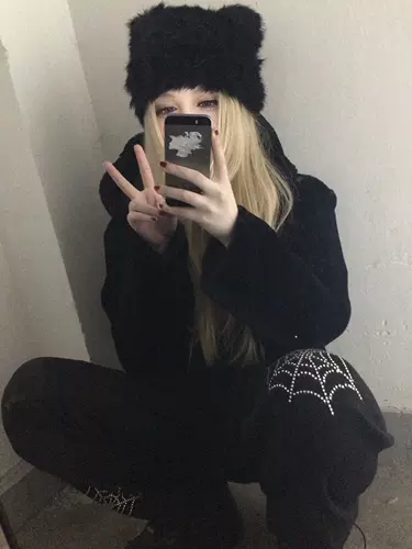 Funckfasssssssss не -мобильный Dark Night Strike Drill Spider Web черные брюки