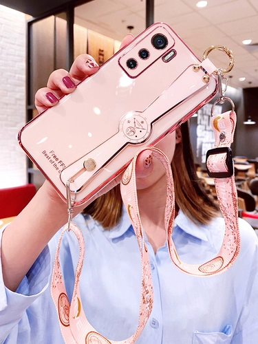 Vivo, защитный чехол для телефона, силиконовый браслет, ремешок для сумки, элитная защитная сумка, 5G, защита при падении, популярно в интернете, 55G