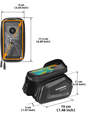 Барсетка, водонепроницаемая сумка для велоспорта, снаряжение, сенсорный экран