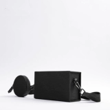 Черная маленькая поясная сумка для отдыха, сумка через плечо