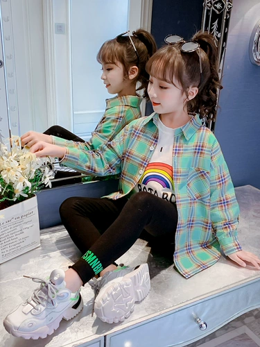 Осенняя детская рубашка для школьников, коллекция 2021, подходит для подростков, в западном стиле