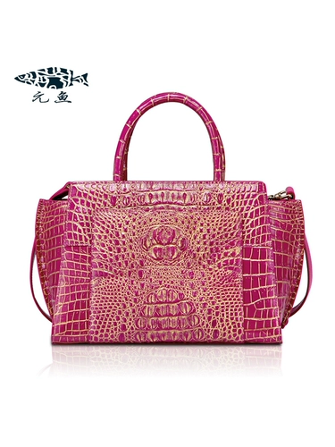 元鱼 Импортная барсетка, сумка, из натуральной кожи