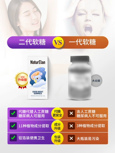 Немецкий натуральный натту Гама ГАМКА мелатонин Gumm Melatonin Sleep Talk