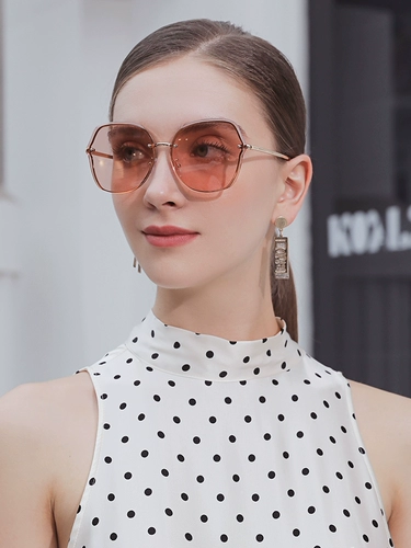 美莉思源 Солнцезащитные очки женская мода круглое лицо Большое лицо