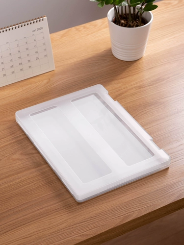 Прозрачный файл ящик для пластикового файла коробка данных A4 Теста