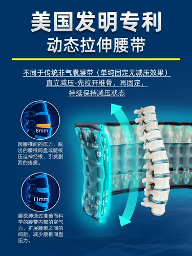 Поясничный врач надувный подтягивающий ремень поясничный диск грыжа поясничной мышцы штамм Медицинский коррекция фиксированная коррекция.