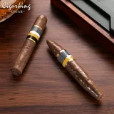 Реквизит для демонстрации сигар Tomato Emperor, имитация сигары из смолы, реалистичное прикосновение, матовая поверхность краски, нескользящая и устойчивая к царапинам CN-24HX