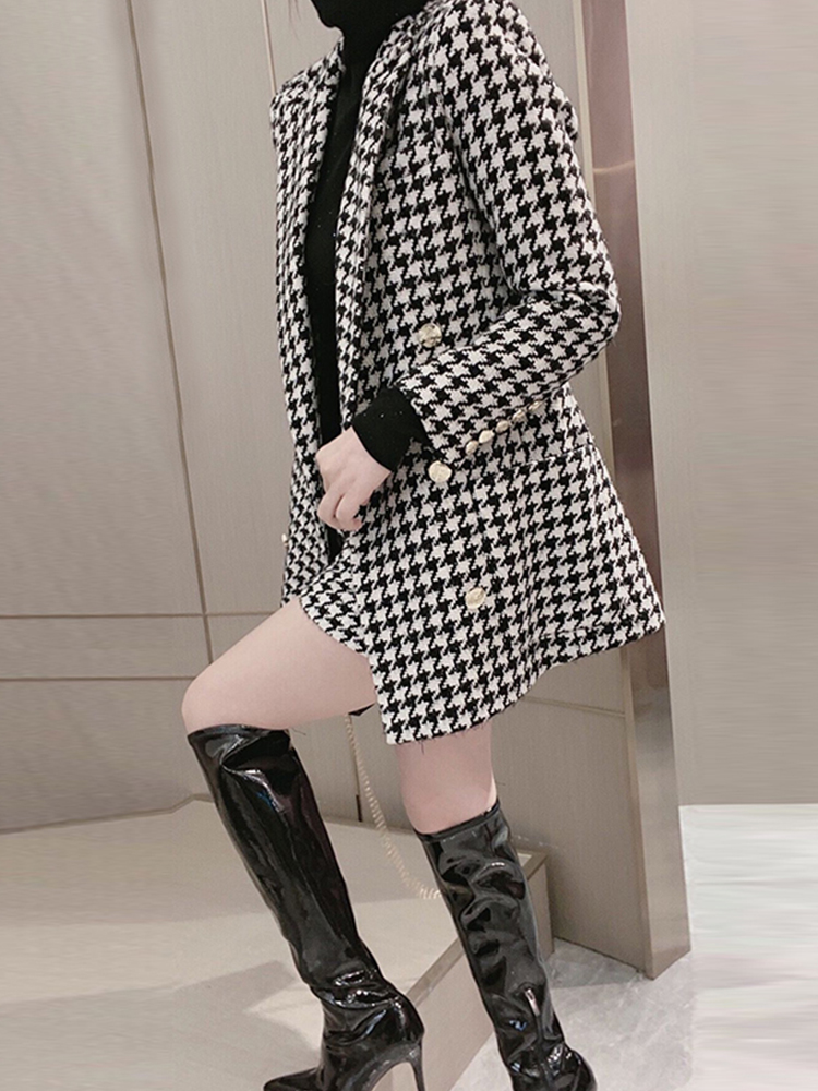 Elite demi-season fashionable set, short coat, 2020
