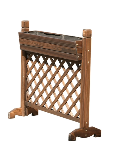 Антикоррозивный деревянный забор цветочный тур